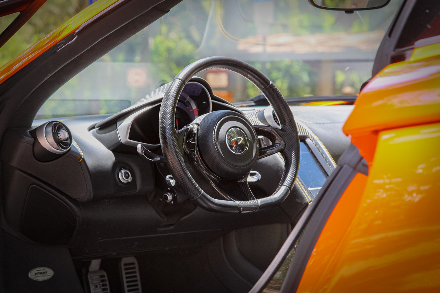 Orange McLaren 650s