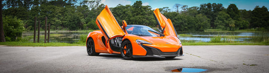 Orange McLaren 650s